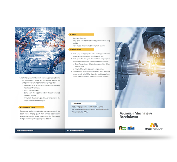 E-Brosur Asuransi Machinery Breakdown