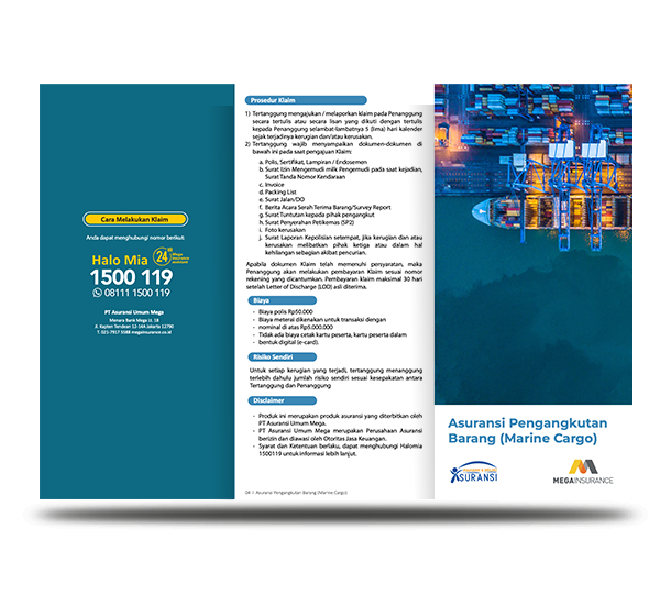 E-Brosur Asuransi Pengangkutan  Barang (Marine Cargo)