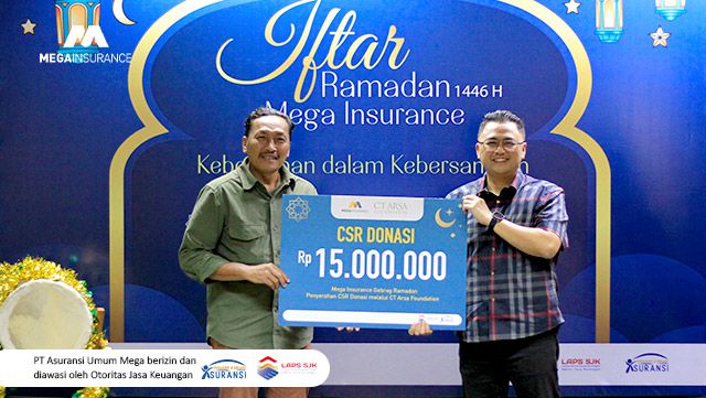 Mega Insurance Bersama CT Arsa Foundation Berbagi Berkah Ramadan melalui Program Gebrag Ramadan 