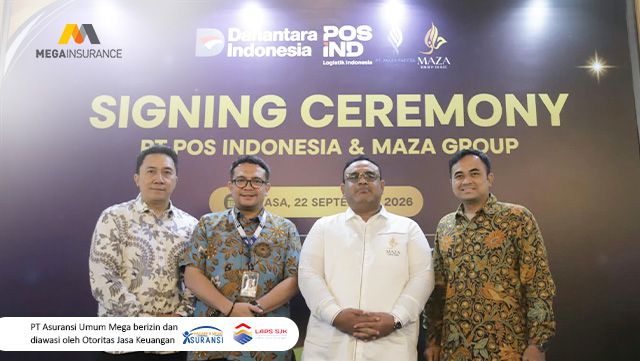 PT Pos Indonesia, Maza Tour & Travel, dan Mega Insurance Syariah Bersinergi Dukung Layanan Umrah dan Haji di Seluruh Indonesia