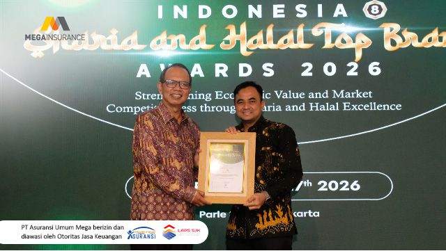 Awali 2026 dengan Penghargaan, PT Asuransi Umum Mega Perkuat Posisi di Industri Asuransi Umum Unit Usaha Syariah